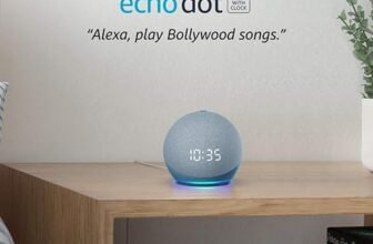 Echo Dot 4th Gen with Clock