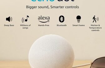 Echo Dot (5th Gen) | Smart speaker with Bigger sound, Motion Detection, Temperature Sensor, Alexa and Bluetooth| White
