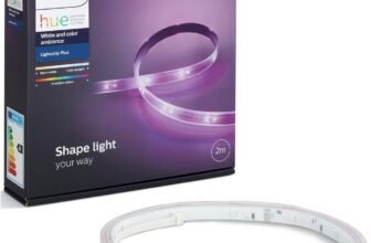 Philips Hue Gen 4 Smart Light Strip (White & Color Ambiance) 20W Base 2 Meters, Bluetooth & Zigbee Compatible (Hue Bridge Optional), Compatible with Alexa & Google
